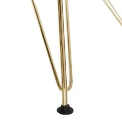 LeisureMod Cresco Plastic Dining Chair With Eiffel Gold Legs Set Of 2 - White Purple -Gourmet Interiors 0001771c f099 4eb0 b29d 6b1ea81f7c69