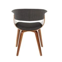 Carson Carrington Sauda Mid-century Modern Chair - N/A - Charcoal Fabric/Walnut -Gourmet Interiors 00c938ff b0eb 4941 b489 74c5916d13c3