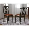 East West Furniture Kenley Napoleon-styled Black And Cherry Finish 2 Dining Chairs (Seat's Type Options) - KEC-BLK-LC 2 East West Furniture Kenley Napoleon-styled Black And Cherry Finish 2 Dining Chairs (Seat's Type Options) - KEC-BLK-LC -Gourmet Interiors 01de2338 d4e2 4b9a a1b4 25b5603dbb59