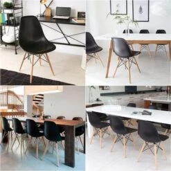 Homall Modern Dining Chairs -Set Of 4 - Grey -Gourmet Interiors 01f1d1ea a45b 4b70 9dd9 1bf2260721ad