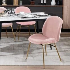 Porthos Home Cace Velvet Gold Leg Dining Chair - Blue -Gourmet Interiors 029b13a0 633a 4eb3 aede 844e3139173a