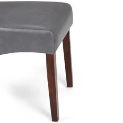 WYNDENHALL Franklin Transitional Deluxe Parson Dining Chair (Set Of 2) - 17.7"w X 19.7"d X 40.2"h - Satin Cream -Gourmet Interiors 030b13b2 ef5f 40a0 9ac0 b879987ef4ca