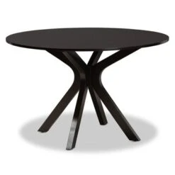 Baxton Studio Jessie Modern And Contemporary 7-Piece Dining Set - Walnut -Gourmet Interiors 035c20ad 3efb 4938 addf e97ea9c5de13