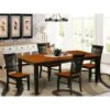 Kitchen Table Set - A Dining Table And Wood Seat Kitchen Chairs (Finish & Pieces Options) - QUWE5-BCH-W -Gourmet Interiors 036cc4fa 3c5d 47f7 a605 d284a4a38a3a