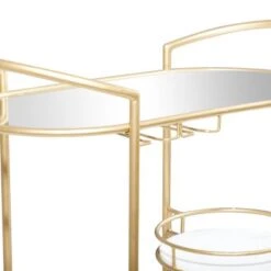 Contemporary Modern Iron 3 Tier Drink Bar Storage Cart - Gold, Silver, Or Matte Black - Gold 12 Contemporary Modern Iron 3 Tier Drink Bar Storage Cart - Gold, Silver, Or Matte Black - Gold -Gourmet Interiors 03b8e1ee b4b8 4acf 9402 9827d316f766