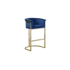 Upholstered Counter Height Chair - Pink And Gold - Counter Height -Gourmet Interiors 0433cc21 998a 4492 9bfb b3eadcc237ba