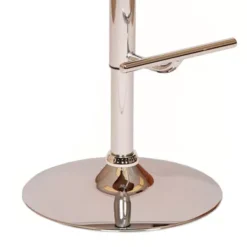 Paris Black Faux Leather Adjustable Height Swivel Walnut Wood And Chrome Bar Stool -Gourmet Interiors 0443fde4 6922 4ef0 a287 cb4c1592896a