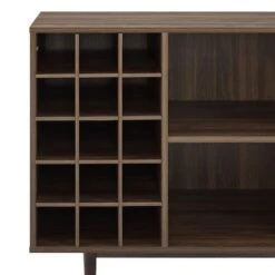 Liam Wine Storage Sideboard - 18'x47.75"x30.25" - Black -Gourmet Interiors 04518846 49e8 40f9 ad82 56a7b932cfc1