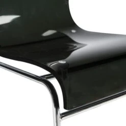 LeisureMod Lima Modern Acrylic Dining Chair With Chrome Base - Clear -Gourmet Interiors 05dbeee6 eb13 4992 b880 42e1e3a17e56