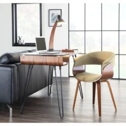 Carson Carrington Sauda Mid-century Modern Chair - N/A - Charcoal Fabric/Walnut -Gourmet Interiors 05f8e9fb e8c1 45e0 b7b5 a2737aa27fb0