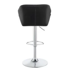 Adjustable Bar Stools Chrome And Black (Set Of 2) -Gourmet Interiors 0730125d 0ffb 4125 b01a 3af8b3b92110