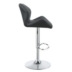 Adjustable Bar Stools Chrome And Grey (Set Of 2) -Gourmet Interiors 08627eaf 8ea4 41db 84ea 948565752ebc