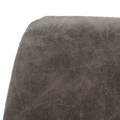 LeisureMod Markley Modern Leather Dining Chair With Gold Legs Set Of 4 - Charcoal Black -Gourmet Interiors 08f124d5 d21b 43f4 9c34 4edbdcaefedc