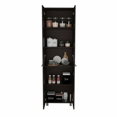 FM Furniture Pensacola, Double Door Pantry Cabinet, Five Interior Shelve - N/A - White 15 FM Furniture Pensacola, Double Door Pantry Cabinet, Five Interior Shelve - N/A - White - Image 13