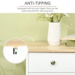 HOMCOM Modern Sideboard, Buffet Cabinet With Adjustable Shelves, Grey - White 37 HOMCOM Modern Sideboard, Buffet Cabinet With Adjustable Shelves, Grey - White -Gourmet Interiors 0b16e220 7195 41ea 9e6e ac2a6b94cff1