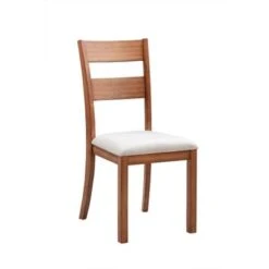 Abbyson Melania Dining Chair With Fabric Cushions (Set Of 4) - Walnut