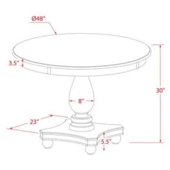 East West Furniture Dining Table Set - A Kitchen Table And Linen Fabric Dining Chairs With High Back (Pieces Option) - F2MZ7-716 -Gourmet Interiors 0b51a444 d8ee 4cf0 a5e1 8984c14b0ecc