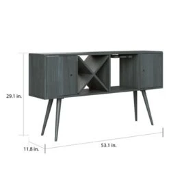 Carson Carrington Shorewood Mid-Century Modern Wood Sideboard - White Wash Finish -Gourmet Interiors 0b97a2a8 601c 49cd 9df4 416cccc55f76