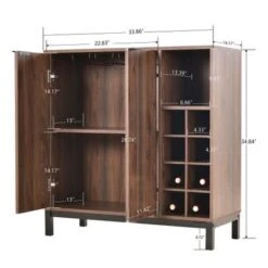 Sideboards And Buffets With Storage Coffee Bar Cabinet - Black -Gourmet Interiors 0ca192d3 d830 4003 b72d 5a349972fb83