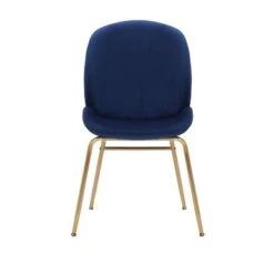 Porthos Home Cace Velvet Gold Leg Dining Chair - Blue -Gourmet Interiors 0cf8c91f b6d2 478d 8009 9617e4d5a54b