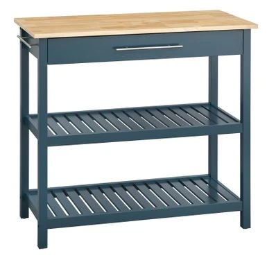Simple Living Roberta Kitchen Island - Midnight Blue 9 Simple Living Roberta Kitchen Island - Midnight Blue - Image 7