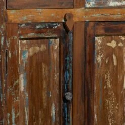 Brown Wood Rustic Cabinet - Brown - 2 Doors & Drawers -Gourmet Interiors 0d58fd65 0a17 4867 96c2 71b24d4781ef