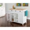 Copper Grove Pawnee Kitchen Cart - White -Gourmet Interiors 0d695bb9 5c41 4721 9494 d04792192e3f