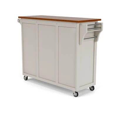 Copper Grove Pinehurst Island White Finish Cart - Kitchen Cart - Wood 12 Copper Grove Pinehurst Island White Finish Cart - Kitchen Cart - Wood - Image 10