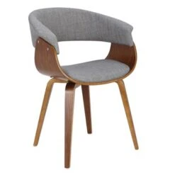 Carson Carrington Sauda Mid-century Modern Chair - N/A - Charcoal Fabric/Walnut -Gourmet Interiors 0e46bc16 63b4 42b3 90c9 2d187f60e327