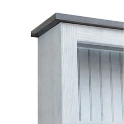 78-inch Tall Lodge Style China Cabinet With 3 Display Shelves, 2 Doors, And 4 Legs - Espresso Top & Base -Gourmet Interiors 0eaeafae b412 48b8 bd2f b75c4ff94c2a