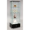 Somette Modern Black Gloss Glass Curio - Black -Gourmet Interiors 0f2a17f8 86ad 4378 81e9 b31202c158eb