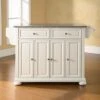 Alexandria Solid Granite Top Kitchen Island In White Finish - Stationary - White - Granite -Gourmet Interiors 0f5deb91 943a 4ef9 816f 9af5fe93f658