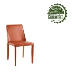 Porthos Home Fei Dining Chairs Set Of 2, Bridle Leather And Steel - Grey -Gourmet Interiors 136a781f 3685 4abb 83ca 961bf4d6e90b