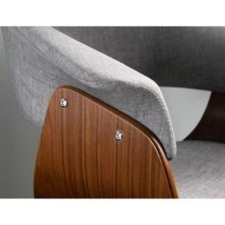 Carson Carrington Sauda Mid-century Modern Chair - N/A - Charcoal Fabric/Walnut -Gourmet Interiors 137d3a9a 8e64 4179 9d8e 286996a1eaac