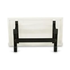 East West Furniture Dining Room Table Set - A Linen White Top Table With Trestle Base And Fabric Parson Chairs (Pieces Option) - V627MZ606-5 -Gourmet Interiors 13ad5d42 c75f 473b afb9 b9c83793b0c6