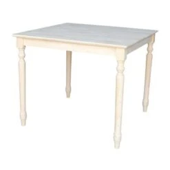 The Gray Barn Fairy Glen Unfinished Square 30-inch Shaker-style Solid Wood Dining Table - Unfinished