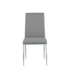 Somette Contemporary Upholstered Cantilever Side Chair, Set Of 4 - Grey 22 Somette Contemporary Upholstered Cantilever Side Chair, Set Of 4 - Grey -Gourmet Interiors 15209fd2 c15b 4bcf 9674 9c6217e436bf