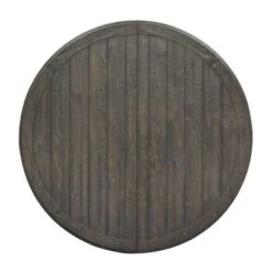 Calistoga Wood Round Dining Table - Charcoal -Gourmet Interiors 16a8877c c34d 4a5e a079 6e7622c3979d