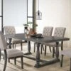Acme The Gray Barn Martell Weathered Grey Oak Dining Table -Gourmet Interiors 16c8cfc6 9fa2 4702 916f e999e7411e2f