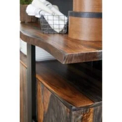 Carbon Loft Maud Grey Sheesham And Black 4-door Server - Grey Sheesham -Gourmet Interiors 185107f8 ba11 4bbe 8a71 cf3f83d6e96f