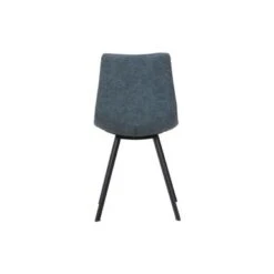 LeisureMod Markley Modern Leather Dining Chair With Metal Leg Set Of 2 - Charcoal Black -Gourmet Interiors 18f6372d 8ddd 4108 a53f 8e0b952dc0ad