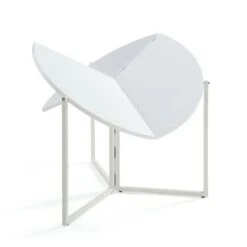 Somette Round Foldaway Dining Table - Grey Oak Veneer -Gourmet Interiors 19854cac 5f43 42dc 8cd8 8861f3f502e2