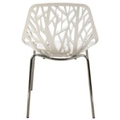 LeisureMod Asbury Modern Open Back Plastic Stackable Dining Side Chair - Green -Gourmet Interiors 19a4acc6 d0ca 4871 beb3 7008f7cc1762