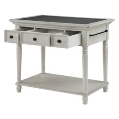 Nottingham Kitchen Island - Stationary - Antique White -Gourmet Interiors 1a6d385e 2ed1 47c4 89c0 caa71f2102d6