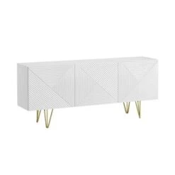 Giza 3D 63" Sideboard - Black -Gourmet Interiors 1aa2aa0d 0409 4517 bc22 dc2a92a7e94e