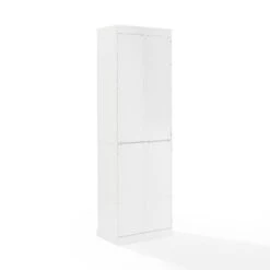 Stanton 2Pc Glass Door Pantry Set - 14.5"x47.5"x78" - White -Gourmet Interiors 1b5d2a61 58cf 4419 9bef f34431513ded