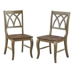 Lifestorey Montauk Solid Wood Dining Chair - Antique White/Oak - Set Of 2 15 Lifestorey Montauk Solid Wood Dining Chair - Antique White/Oak - Set Of 2 -Gourmet Interiors 1b711346 eae0 42cd 9271 12b9a4561f24
