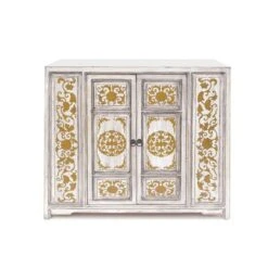Venetian Gold And Cream Hand Painted Buffet - Gold