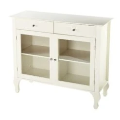 Copper Grove Rawdon Glass Front Buffet/Sideboard - Black -Gourmet Interiors 1d2123ef 4f48 423e bb99 253cd64009e3