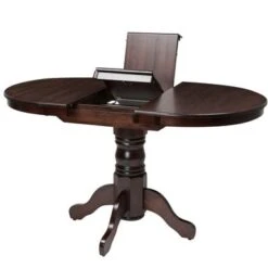 Dilon Extendable Oval Pedestal Dining Table - Cappuccino - Cappuccino -Gourmet Interiors 1d885fae 800a 401f 81f7 1a76bc6607dd